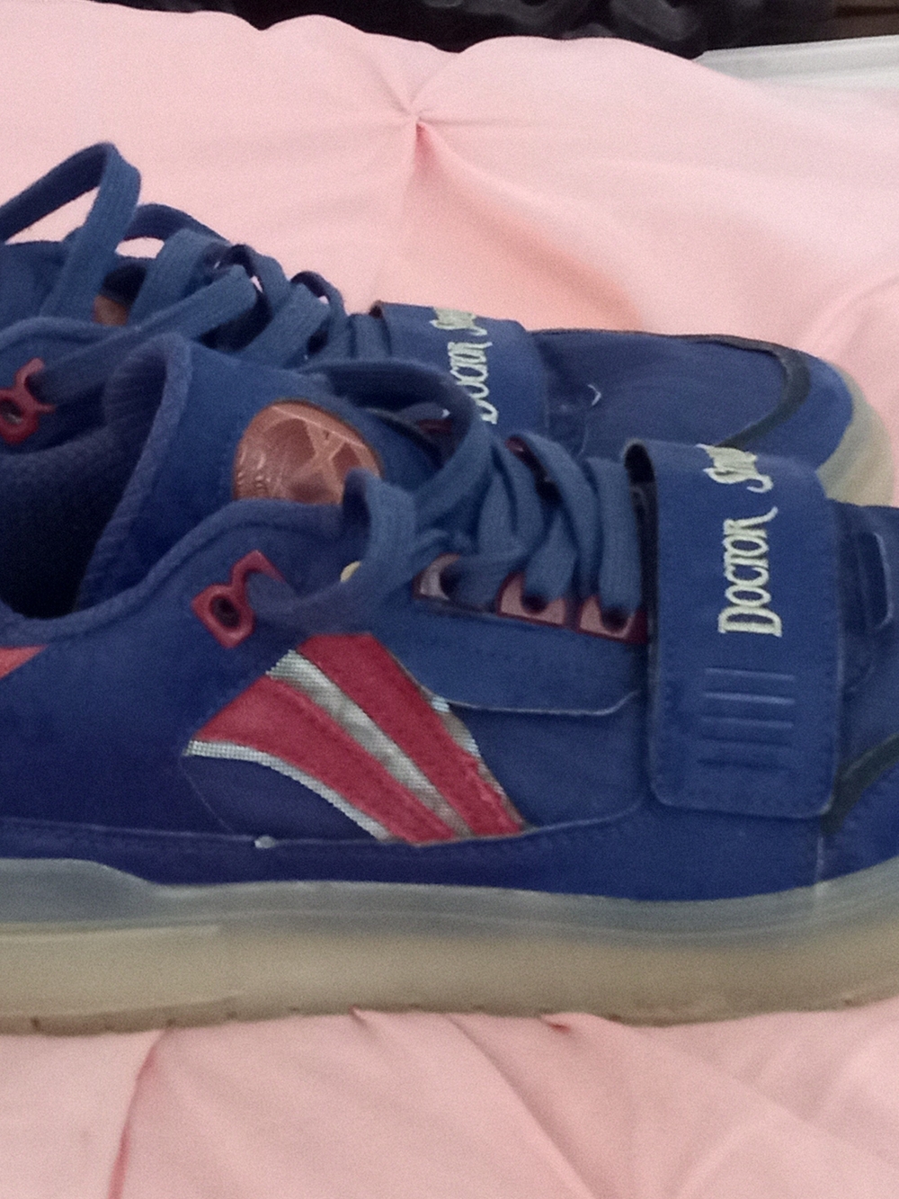 Men's Blue & Red Casual Sneakers